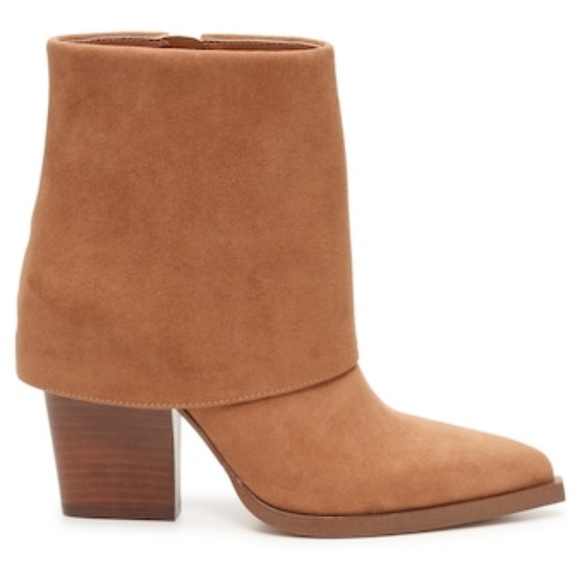 Jessica simpson Lerra foldover Bootie brown - Picture 4 of 16